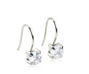 BLOMDAHL - 76 - NT Pendant Tiffany 7 mm, CZ White